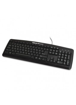 Keyboard, Cable Connectivity - USB Interface - 104 Key - Compatible with Computer - Function Hot Key(s) - Black - fel9892901